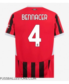 Günstige AC Milan Ismael Bennacer #4 Heimtrikot 2024-25 Kurzarm